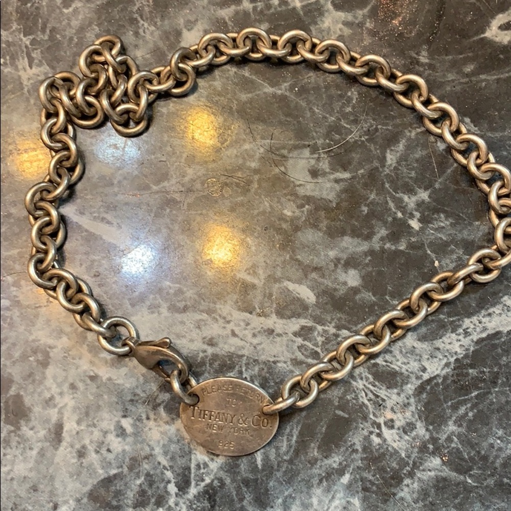 Tiffany & Co. tag necklace
